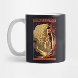 Carlsbad Caverns National Park Vintage Travel Poster Mug